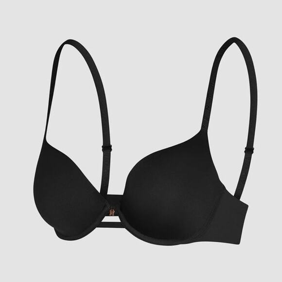 Savage X Fenty Black Microfiber T-Shirt Bra 38B NWT Lightly Lined Underwire - Picture 1 of 8